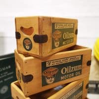 Cafe du Masion  Box Wooden Vintage French Advertising Crate
